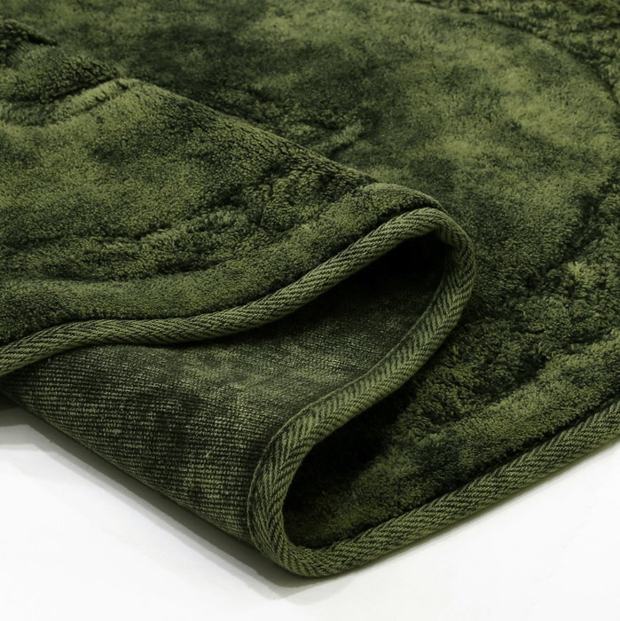 Mijölnir Juego de alfombrillas de baño de algodón, Verde